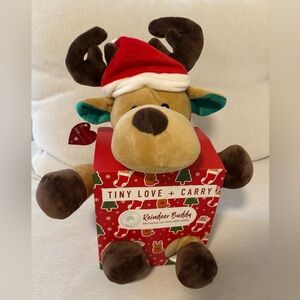 Tiny Love & Carry Reindeer Plush Toy with microwavable belly